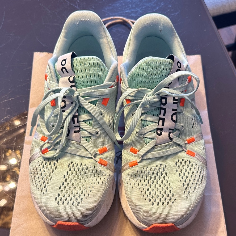 On Cloudsurfer Light Green Sneakers for men (sz 7)